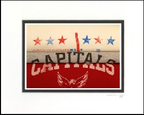Washington Capitals Vintage T-Shirt Sports Art